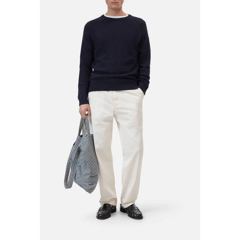 NEW CLOSED men's overlock raglan jumper in dark night